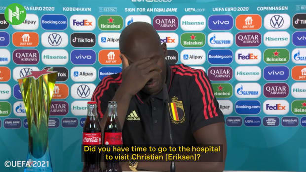 Romelu Lukaku spoke to Christian Eriksen before Belgium-Denmark game